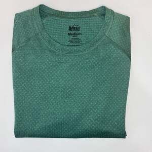 REI Men's Active Pursuits Performance T-Shirt, Green, Medium